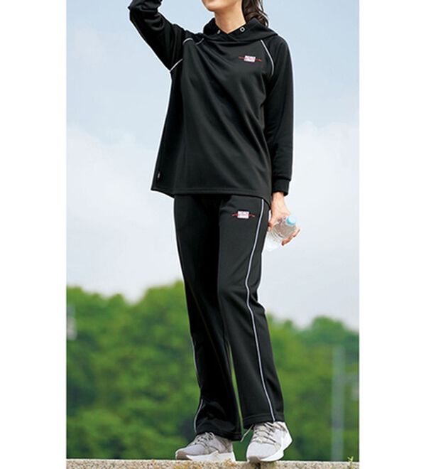 MICHIKO LONDON SPORTS＞裏起毛ジャージプル