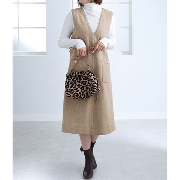 BELLUNA（ベルーナ）の「ライトメルトンジャンパースカート（ジャンパースカート）」｜詳細画像