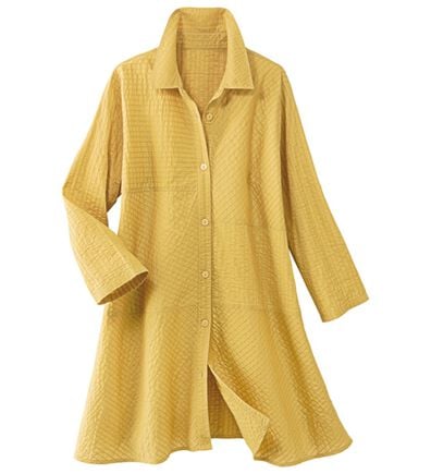 ルフラン（ルフラン）の「ピンタック素材切替シャツ（シャツ）」
