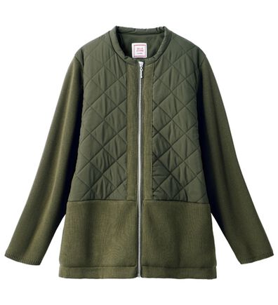 ルフラン（ルフラン）の「車移動にぴったり！異素材ブルゾン（ブルゾン）」