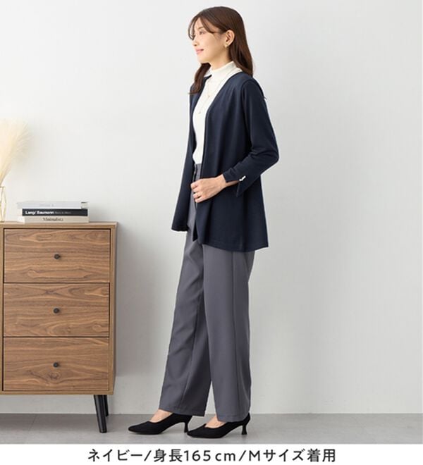 alotta（アロッタ）の「リップル素材着流しカーディガン（その他カーディガン）」｜詳細画像