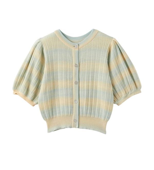 GeeRA（ジーラ）の「前後２ＷＡＹグラデーションニットカーデ（ニットカーディガン）」｜詳細画像