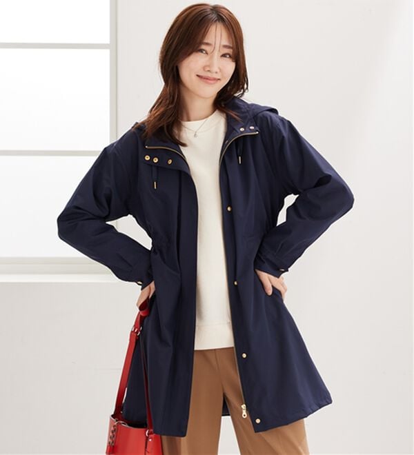 BELLUNA（ベルーナ）の「【新色追加】防風＆はっ水加工マウンテンパーカー（ハーフコート）」｜詳細画像