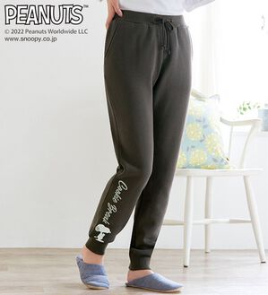 LAVIENNE（ラヴィエンヌ）の「スヌーピー裏起毛ボトムス（その他パンツ）」｜詳細画像