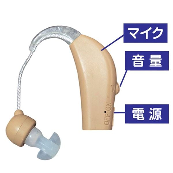 「充電式耳掛け式集音器（シニア・生活サポート）」｜詳細画像