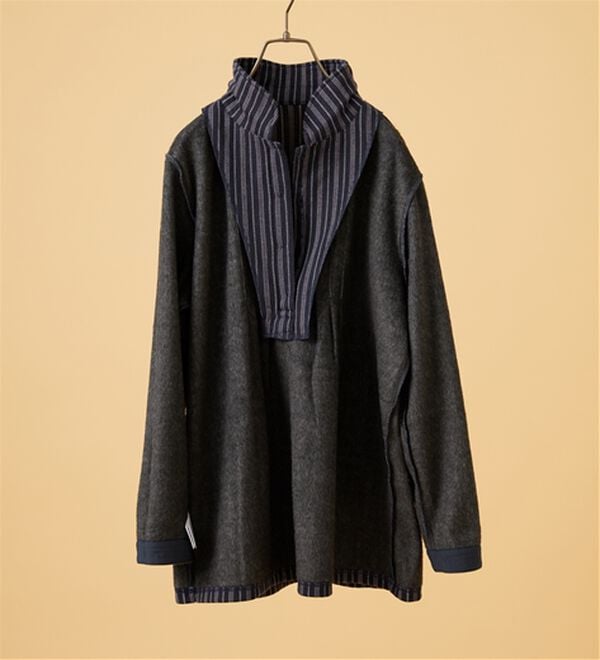 BELLUNA（ベルーナ）の「【ふわふわ裏ファー】パチパチしにくい裏ファーオーバーブラウス（ブラウス）」｜詳細画像