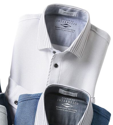 「＜Ｓ　ｂｙ　インターメッツォ＞洗練ドレスポロシャツ（メンズポロシャツ）」