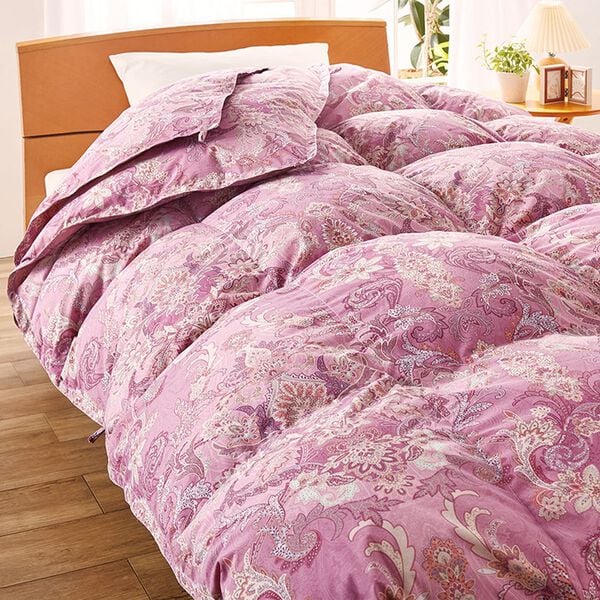 羽毛掛けふとん 「インスーラ」 シングル ピンク 新品未使用