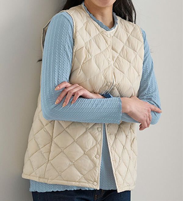 BELLUNA（ベルーナ）の「フリル衿ジャカードプルオーバー（カットソー）」｜詳細画像