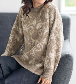 BELLUNA（ベルーナ）の「冬に映えるジャカードセーター（ニット・セーター）」｜詳細画像