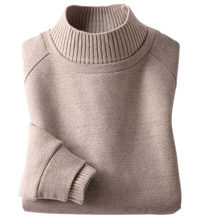 「ニット切替デザイントレーナー（メンズトレーナー）」