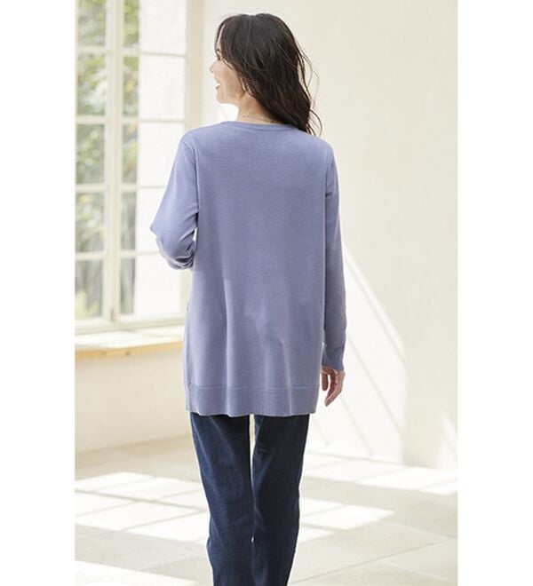 BELLUNA（ベルーナ）の「綿タッチやわらかベーシックカーディガン（ニットカーディガン）」｜詳細画像