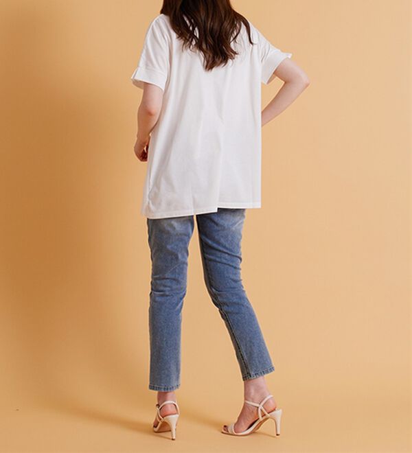 BELLUNA（ベルーナ）の「ボーダーチュール重ねチュニック（チュニック）」｜詳細画像