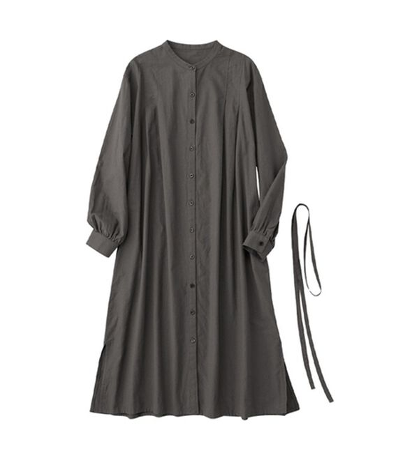 Viola e Viola（ヴィオラ エ ヴィオラ）の「【リンネルコラボ】起毛綿シャツワンピース（シャツワンピース）」｜詳細画像