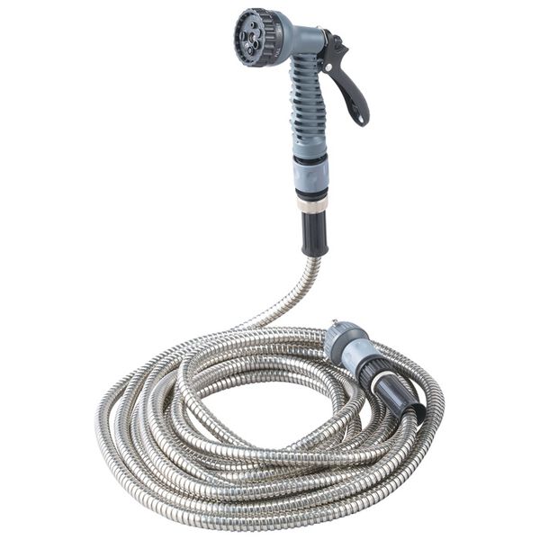 「ステンレスガーデンホース７．５ｍ（ガーデニング・園芸用品）」｜詳細画像