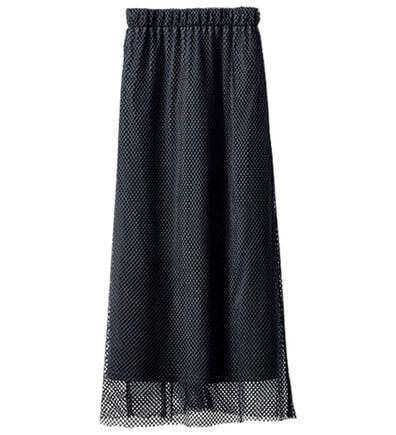 BELLUNA（ベルーナ）の「メッシュ素材ペンシルデザインスカート（ロングスカート）」