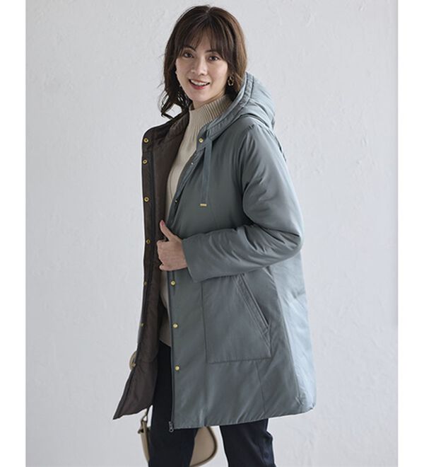 BELLUNA（ベルーナ）の「【Ａｉｒｙ＆Ｗａｒｍ】エアリーライトウォームコート（ハーフコート）」｜詳細画像