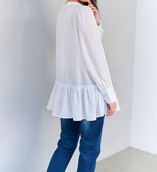 RANAN（ラナン）の「機能付！前後２ＷＡＹティアードシャツチュニック（チュニック）」｜詳細画像