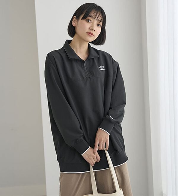 BELLUNA（ベルーナ）の「＜ｕｍｂｒｏ＞ハーフジッププルオーバー（カットソー）」｜詳細画像