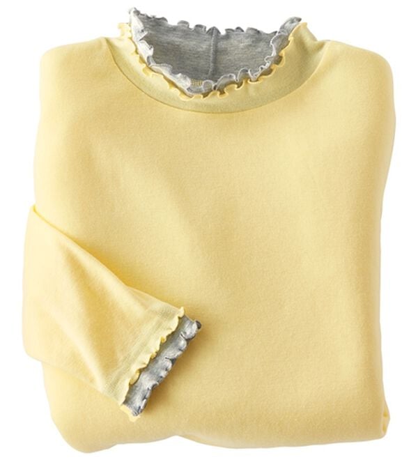 BELLUNA（ベルーナ）の「重ね着風フリル衿プルオーバー（カットソー）」｜詳細画像