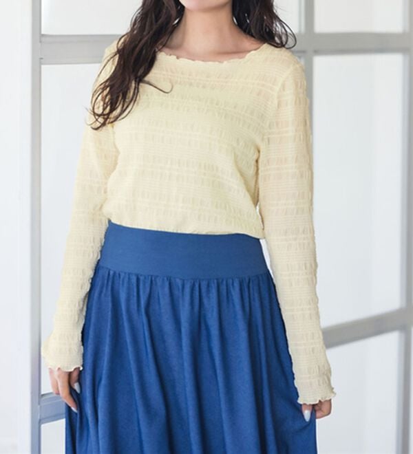 RANAN（ラナン）の「シャーリングプルオーバー（カットソー）」｜詳細画像