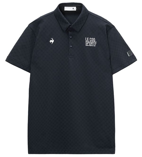 「＜ルコック＞３ＷＡＹチェックジャカード半袖シャツ＆インナーシャツ（メンズポロシャツ）」｜詳細画像