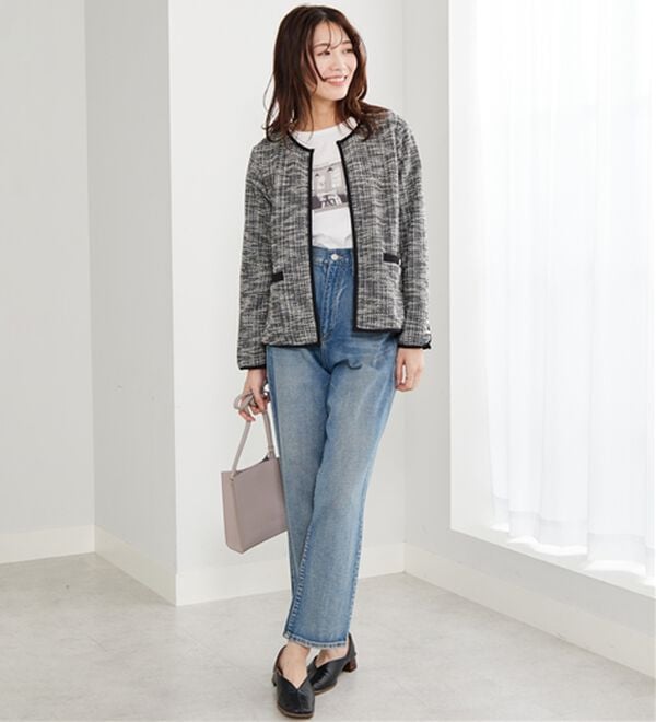 BELLUNA（ベルーナ）の「＜Ｃ／Ｓ＞ツイード調ジャケット（その他ジャケット）」｜詳細画像