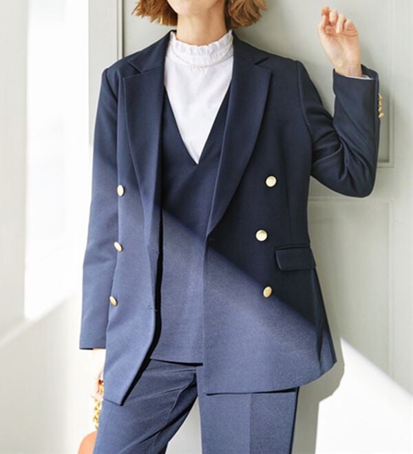 GeeRA（ジーラ）の「【入卒式/セレモニー】着回しベスト＆ジャケットセットスーツ（パンツスーツ）」｜詳細画像
