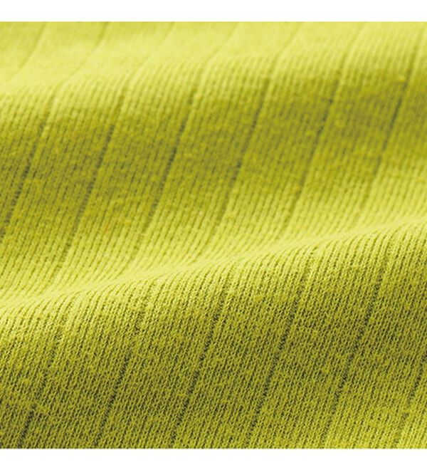 「汗染み対策綿１００％リブ素材５分袖プルオーバー（肌着・インナーウェア）」｜詳細画像