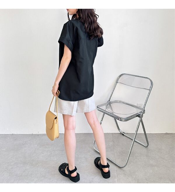 GeeRA（ジーラ）の「【ＵＳ．ＰＯＬＯ．ＡＳＳＮ】フレンチスリーブシャツ（シャツ）」｜詳細画像