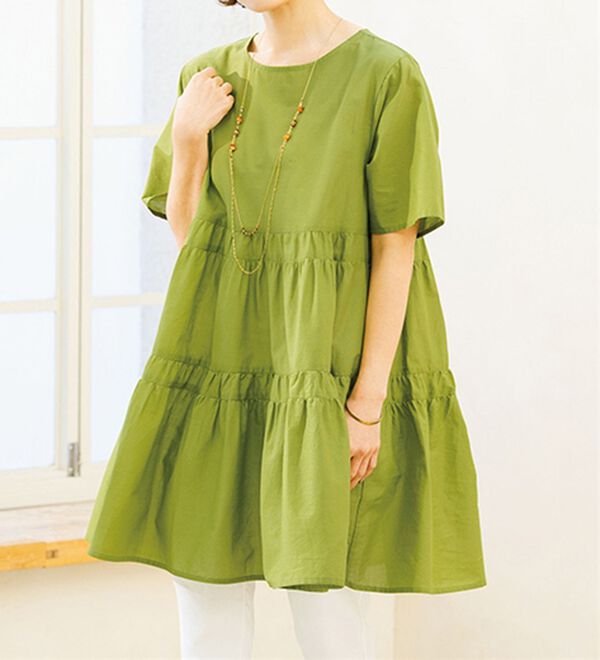 ルフラン（ルフラン）の「【３色組】ふんわりティアードブラウス（ブラウス）」｜詳細画像