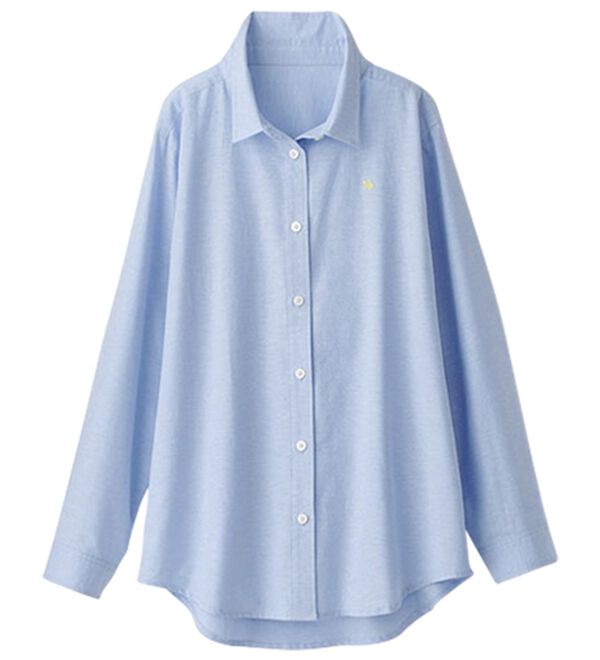 BELLUNA（ベルーナ）の「【ＰＯＬＯ　ＢＣＳ】オックス素材刺しゅうシャツ（シャツ）」｜詳細画像