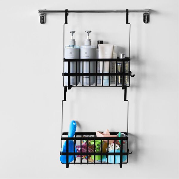 iellio（イエリオ）の「タワー　連結引っ掛けバスルームバスケット＜ｔｏｗｅｒ山崎実業＞（バス用品）」｜詳細画像