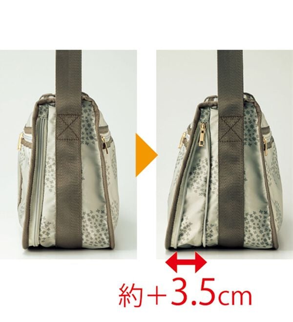 BELLUNA（ベルーナ）の「マチが広がる多収納ショルダーバッグ（ハンドバッグ）」｜詳細画像