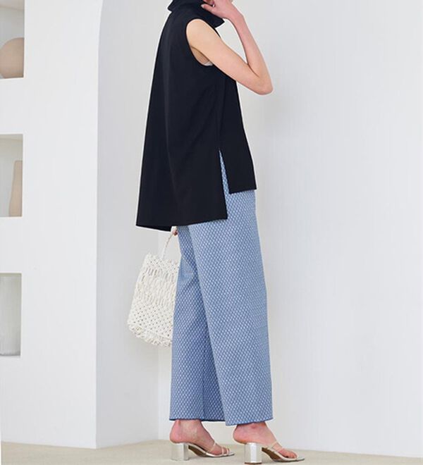 RANAN（ラナン）の「スリーブレスハイネックプルオーバー（カットソー）」｜詳細画像