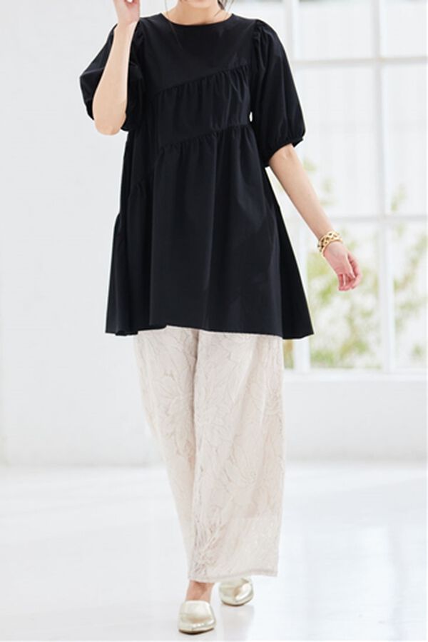 RANAN（ラナン）の「ひんやり！ななめティアードチュニック（チュニック）」｜詳細画像