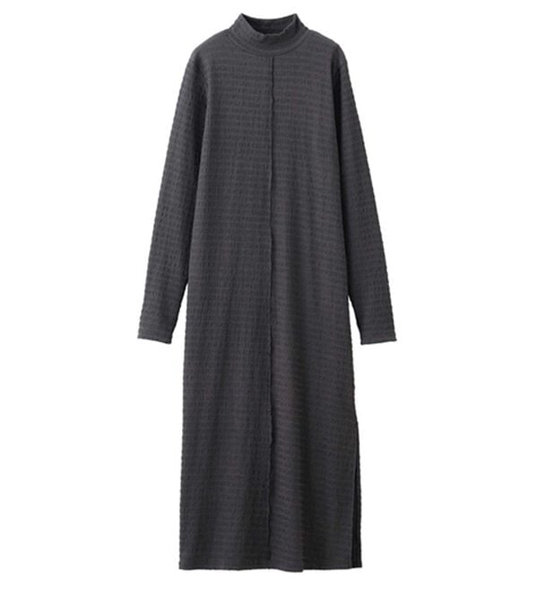 GeeRA（ジーラ）の「全骨格対応！ネックジャガードワンピ―ス（カットソーワンピース）」｜詳細画像