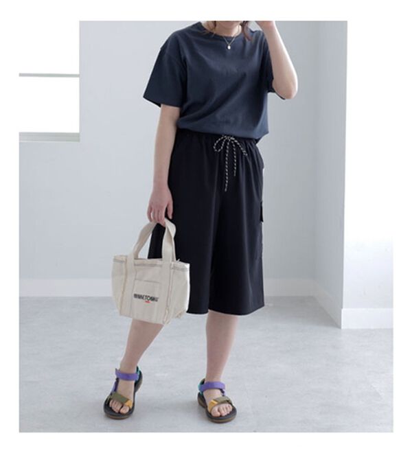 BELLUNA（ベルーナ）の「＜ｓｏｒａｆｕｋｕ＞ストレッチ素材ハーフパンツ（その他パンツ）」｜詳細画像