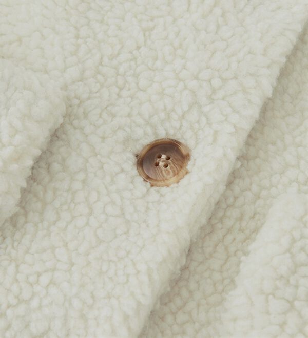 RANAN（ラナン）の「ステンカラーボアコート（ハーフコート）」｜詳細画像