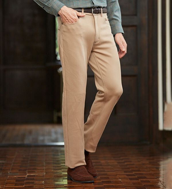 「【３本組】＜コムルヴァン・オム＞３６０&deg;のびのび楽暖パンツ（メンズフルレングスパンツ）」｜詳細画像