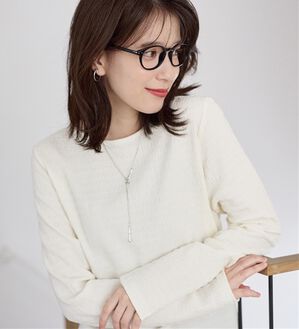 Viola e Viola（ヴィオラ エ ヴィオラ）の「立体ジャカードシンプルロンＴ（カットソー）」｜アイボリー