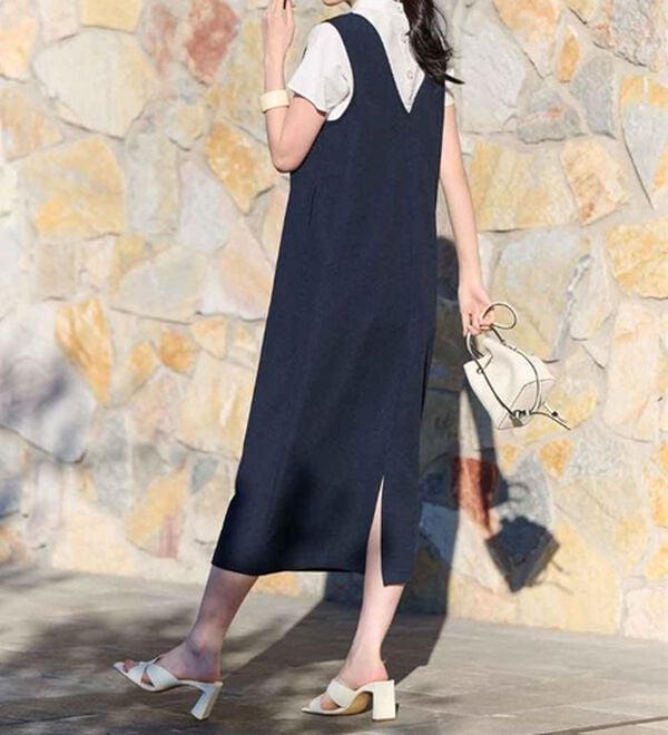 RANAN（ラナン）の「【選べる2丈】細見えが叶うジャンパースカート（ジャンパースカート）」｜詳細画像