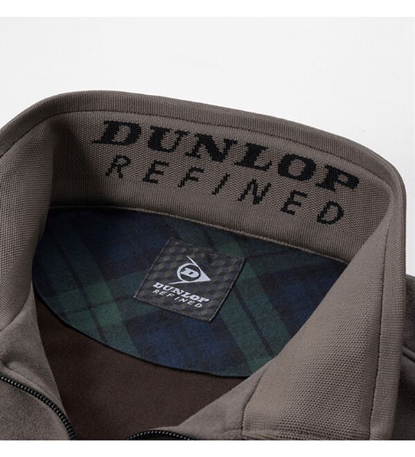 「＜ダンロップ・リファインド＞のびのびスエード調快適ブルゾン（メンズブルゾン）」｜詳細画像