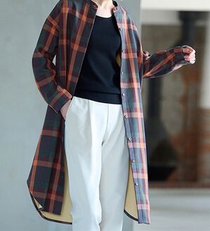 RANAN（ラナン）の「＜裏フリース＞ロング丈ブラウスチュニック（ブラウス）」｜詳細画像