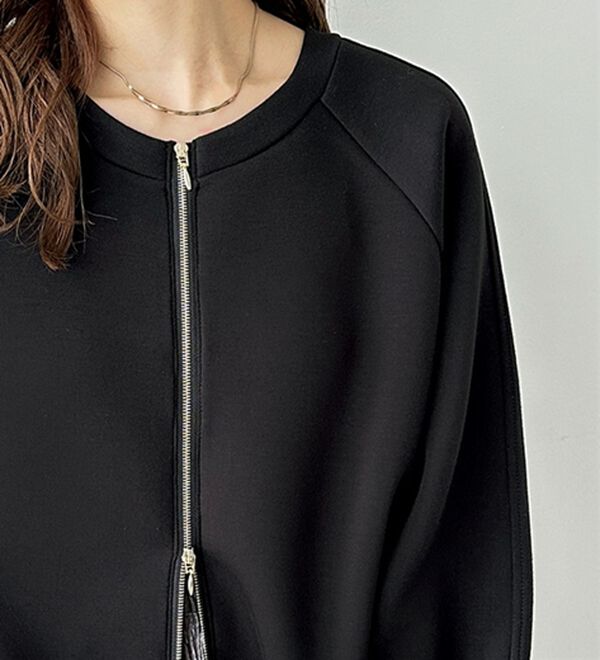 GeeRA（ジーラ）の「前後２ＷＡＹダブルジップスウェット（カットソー）」｜詳細画像