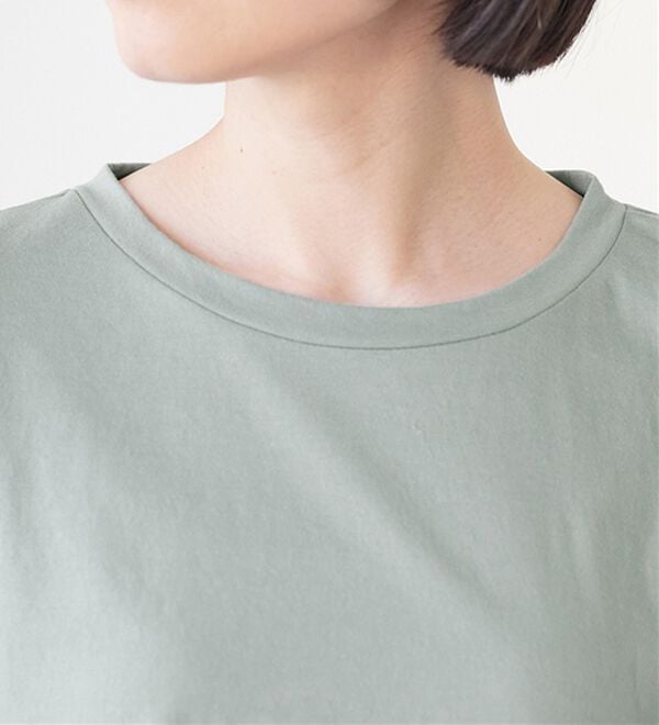 Viola e Viola（ヴィオラ エ ヴィオラ）の「【５つの機能付】ボリューム袖シフォン切替Ｔシャツ（Tシャツ）」｜詳細画像
