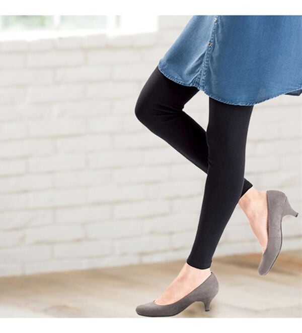 LAVIENNE（ラヴィエンヌ）の「選べる丈がうれしい綿１００％スパッツ（肌着・インナーウェア）」｜詳細画像