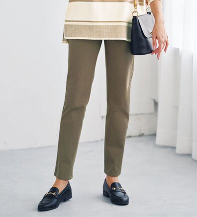 BELLUNA（ベルーナ）の「美ラクるストレッチレギンスパンツ（フルレングスパンツ）」