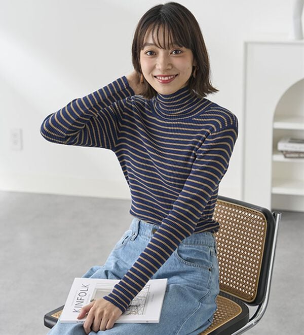 BELLUNA（ベルーナ）の「＜＆ｃｏｃｏｃｈｉ＞ハピネスコットン１００％ニットレギンス（スパッツ・レギンス）」｜詳細画像