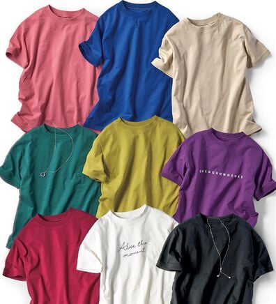 BELLUNA（ベルーナ）の「ヒンヤリ！綿１００％大人顔サマ見えＴシャツ（Tシャツ）」